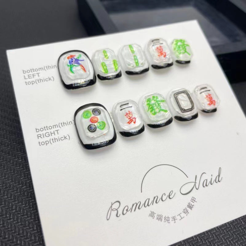 Unhas postiças para Halloween, decoração de unhas de Halloween, produto finalizado | 365nails