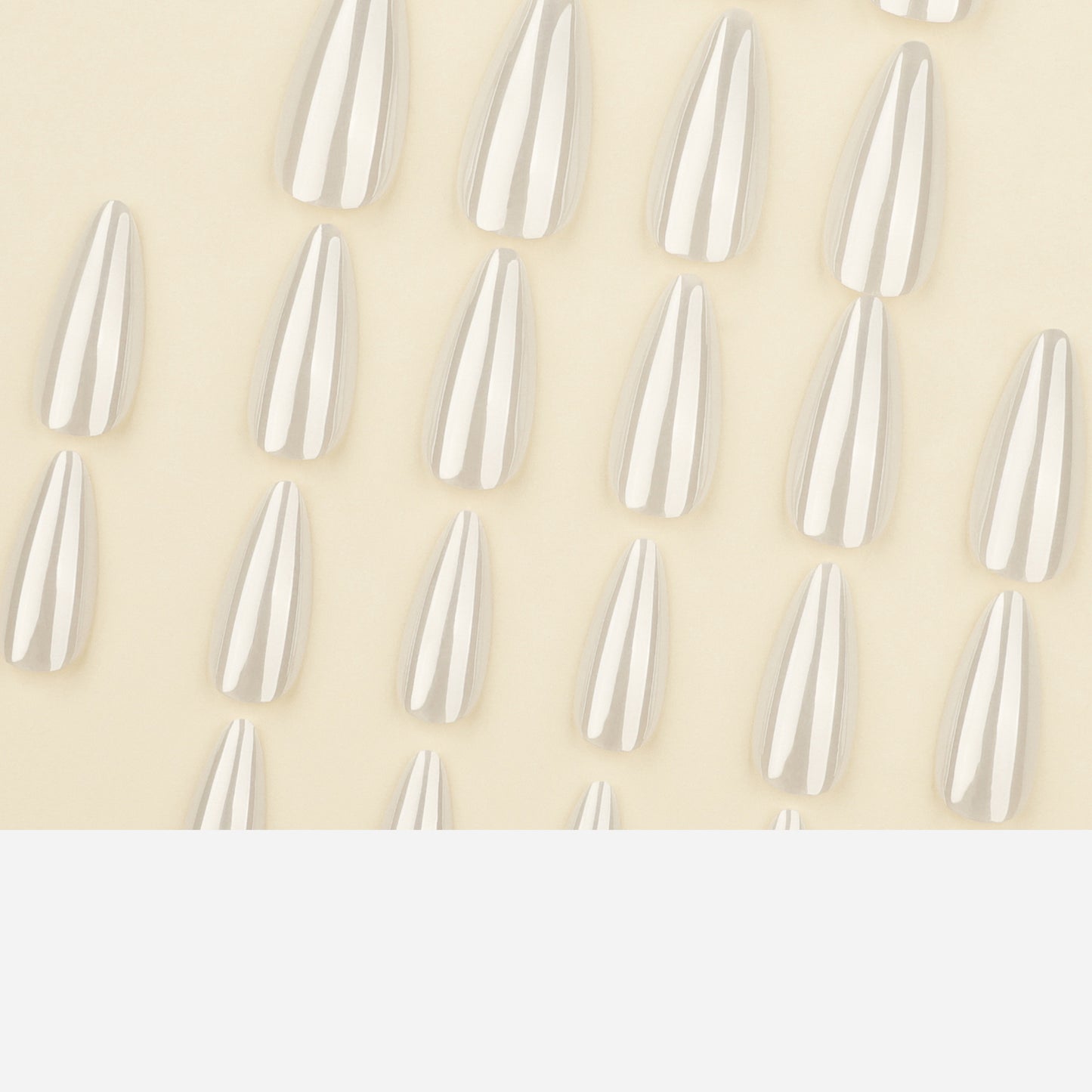 Simple new product coated wearable nail   solid color fake nail almond short wearable nail piece｜365nails