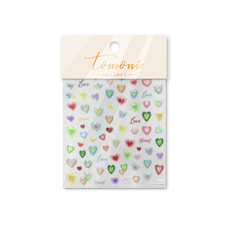 365nails: "Holographic Rainbow Heart" – nail art stickers