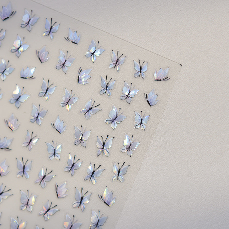 365nails: "Iridescent Mini Butterfly" – nail art stickers
