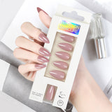 Classic Solid Color Short Nail Set