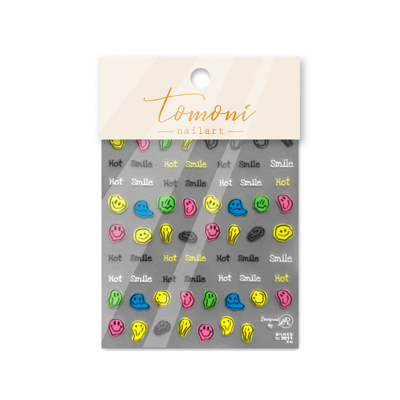 365nails: "Colorful Daisy Tulip Happy Life" – nail art stickers