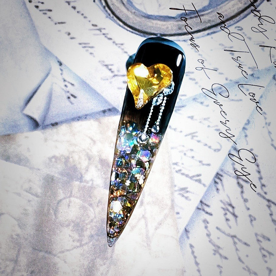 [Demon Queen] TK Wind Shein Cross-border Temu A-stream Ma ins Wind Super Long ins Wind Explosion Press On Nail