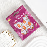 Kids press-on nails Cartoon Mushroom Bear Self-Adhesive Nail Art Pointed Almond Nail 24 Pieces Hot Sale