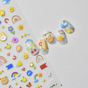 365nails: "Cute Piggy and Flower" – nail art stickers