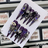 Extra Long 5.5cm Stiletto Press-On Nails Collection | Dozens of Styles | Reusable & Ready to Wear