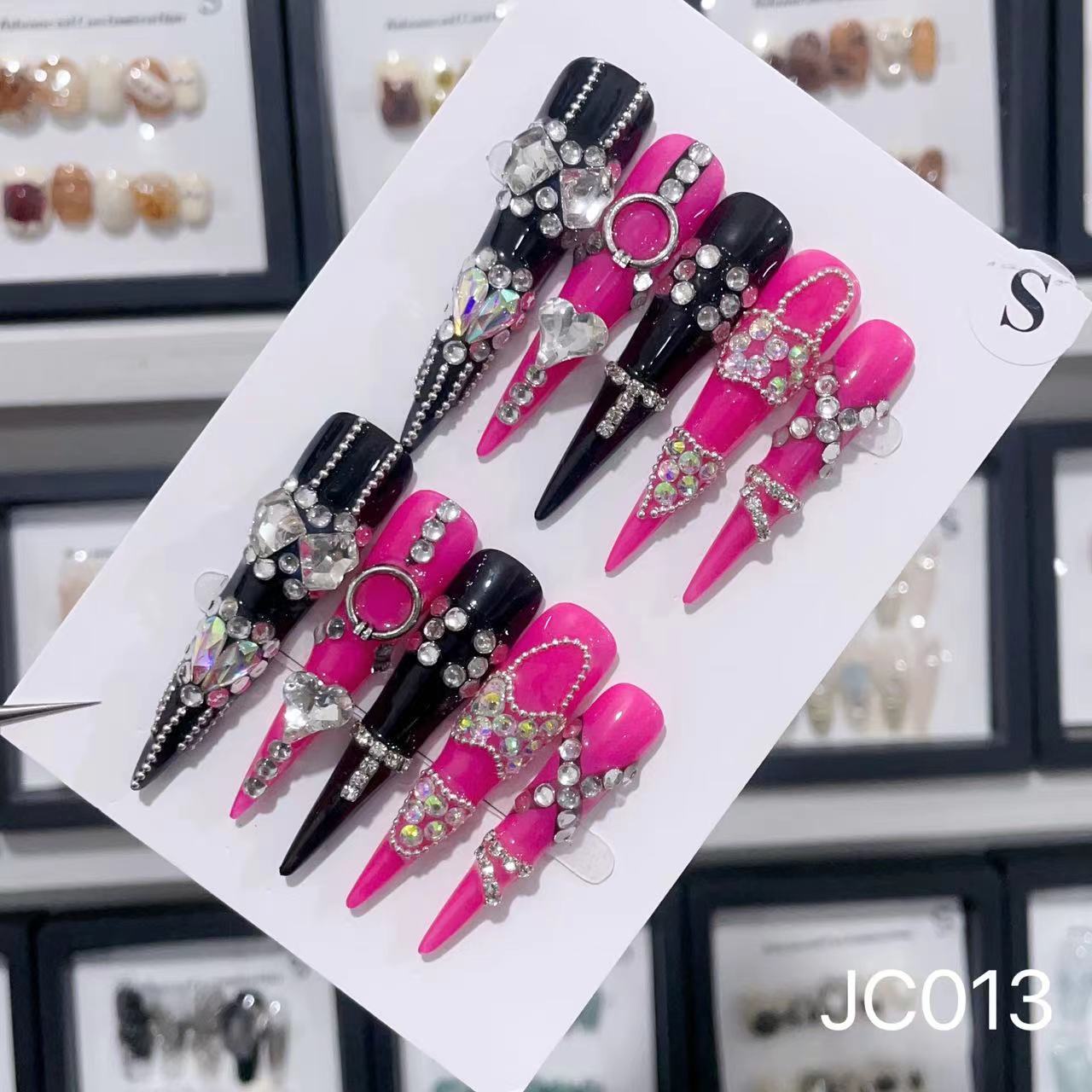 Extra Long 5.5cm Stiletto Press-On Nails Collection | Dozens of Styles | Reusable & Ready to Wear