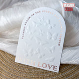 Embossed Gold Cotton Display Cards for Press On Nails (MOQ=50)