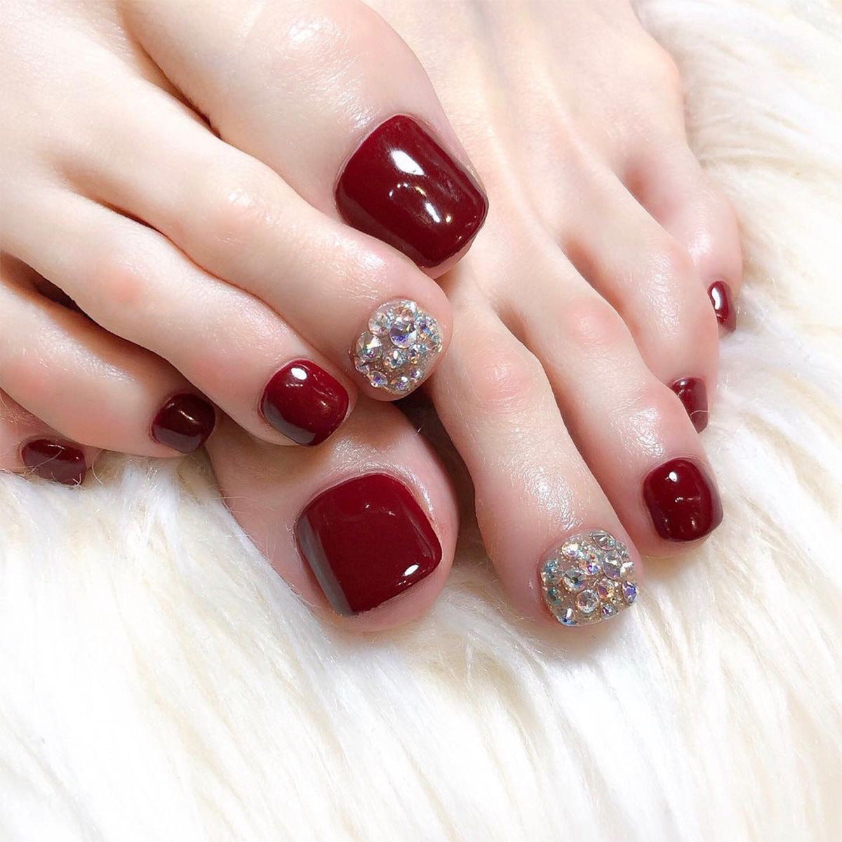 可穿戴趾甲貼 甲貼 可移除 美白 假趾甲 成品 批發｜365nails