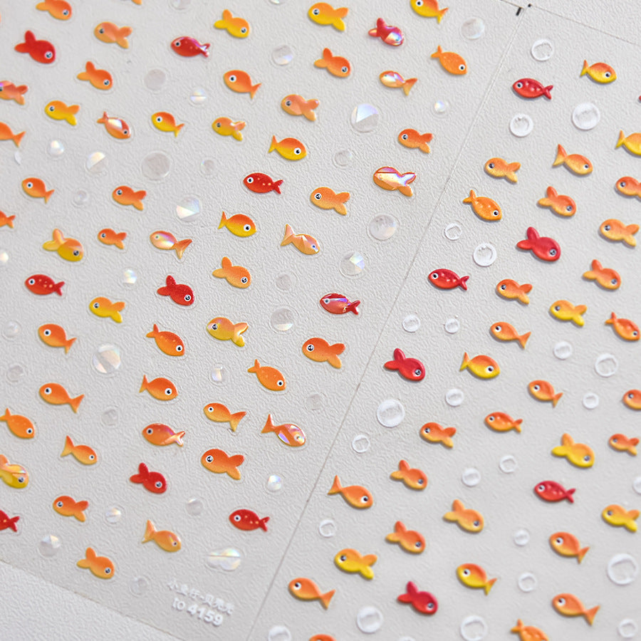 Pearl Shell Goldfish – Lucky Oriental Nail Art Set