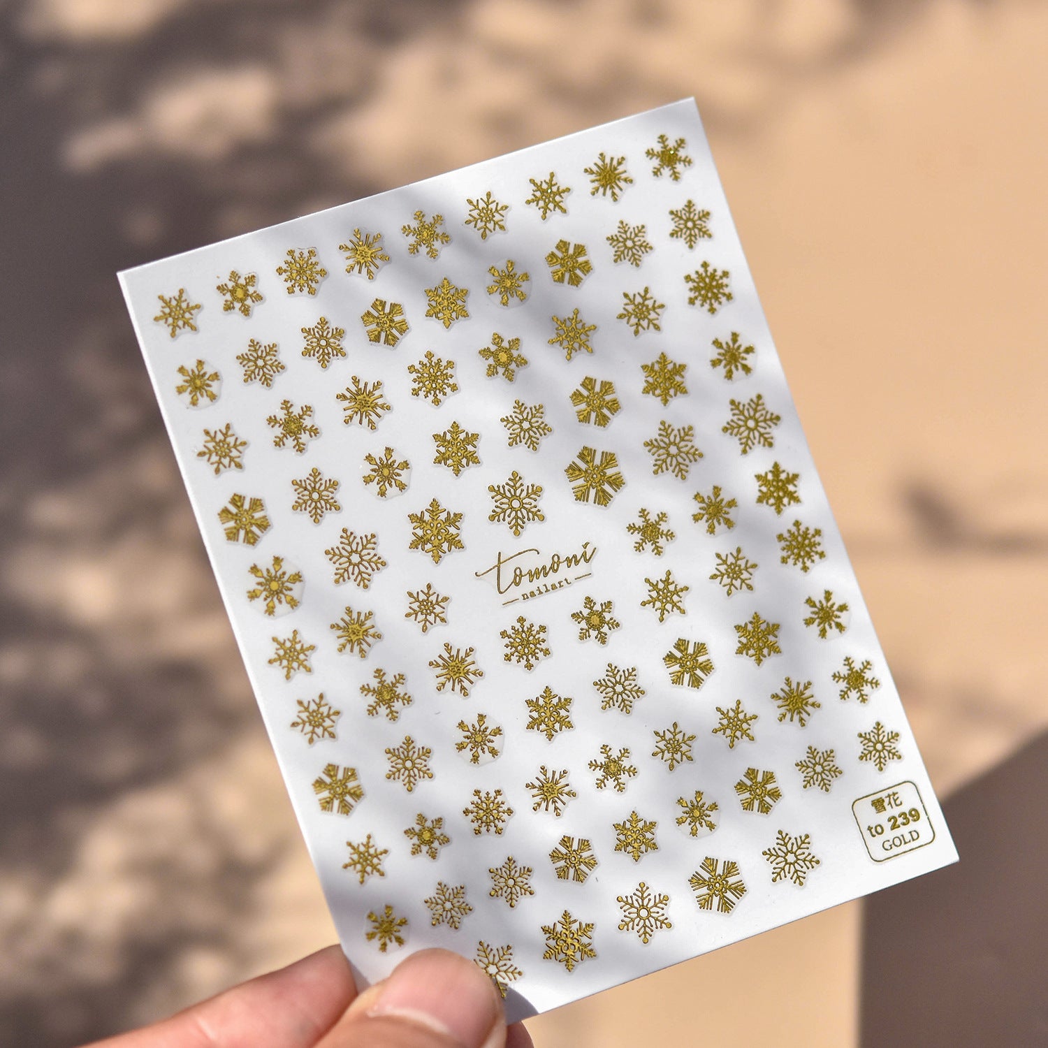 365nails: "Metallic Gold Rose" – nail art stickers