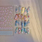 365nails: 幻彩水晶蓮花池 – 美甲貼紙