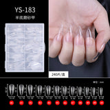 365nails Half-Matte Seamless Nail Tips | Multi-Shape Nail Extension Set (YS-101 to YS-402)