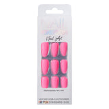 Nail Art Premium Sense Semi-Frosted French Almond Nail Short Removable Patch Fake Nail Finished press on nails