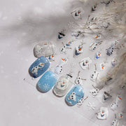 365nails: "Cute Santa & Snowman" – nail art stickers