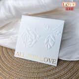 Embossed Gold Cotton Display Cards for Press On Nails (MOQ=50)
