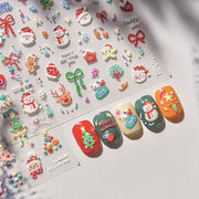 365nails: "Colorful Mini Christmas" – nail art stickers