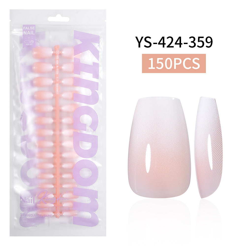 Pointes d'ongles classiques French — faux ongles press-on, 150 pièces préfabriquées (MOQ=3)