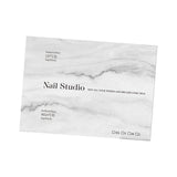 Horizontal White Display Cards for Press On Nail Sets (MOQ=50)