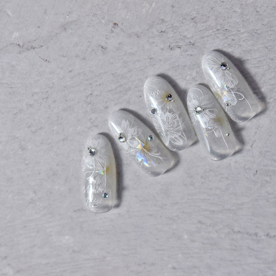 365nails: "Holographic Birth Flower" – Nail Art Stickers