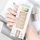 Classic Solid Color Short Nail Set