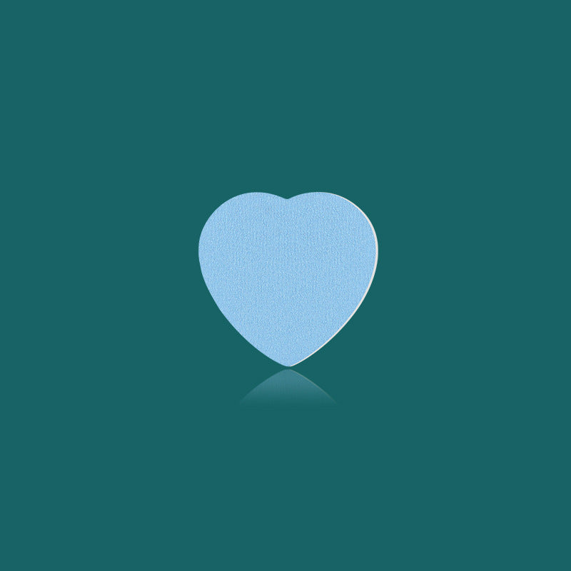 Double-sided heart-shaped manicure strip, special tool for polishing manicure (MOQ=100)