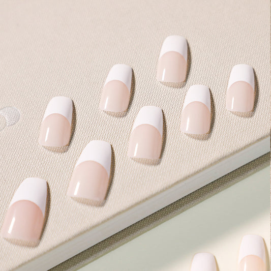 Fak nail nail  whit Frnch nail mat pink nail  fals nail   dirct supply｜365nails