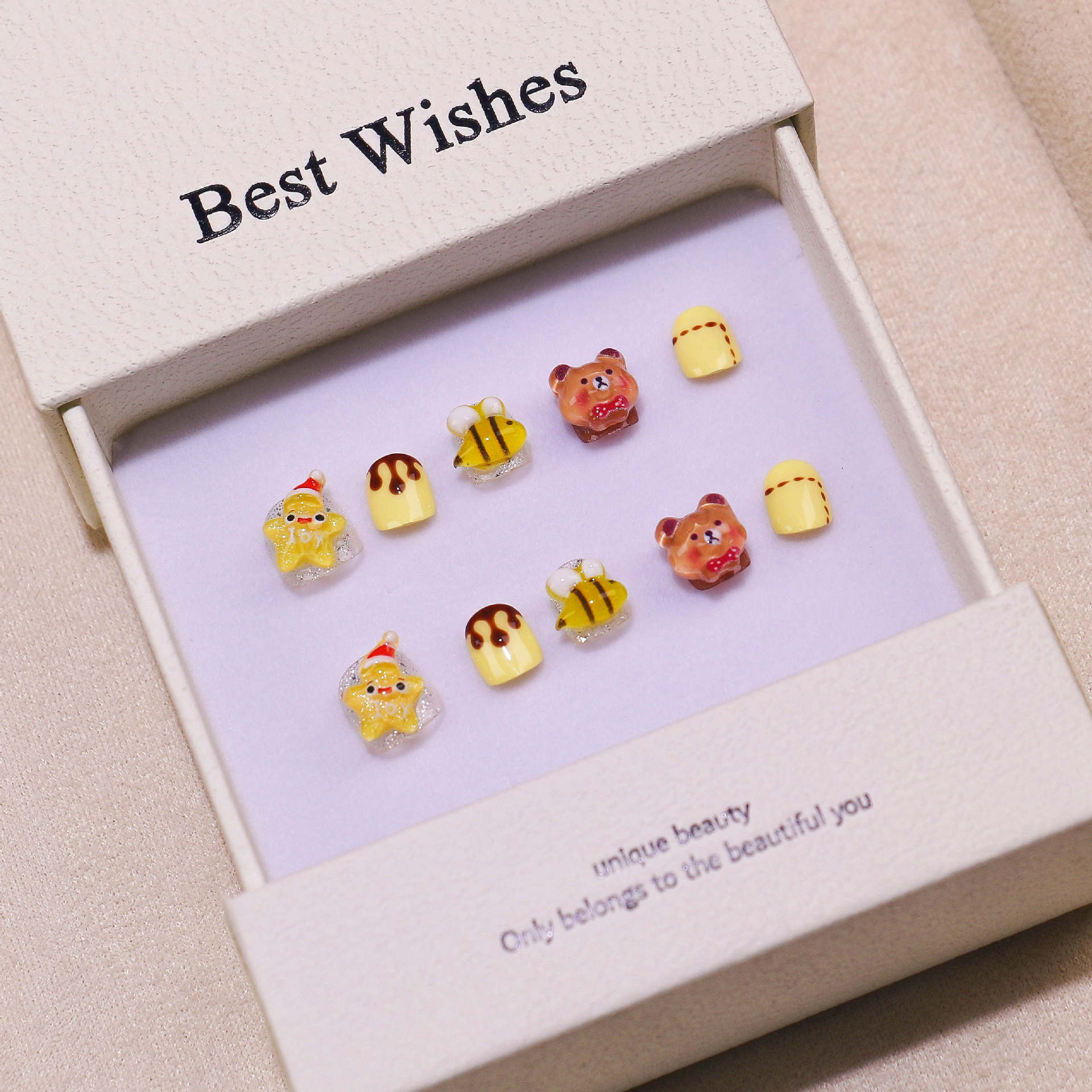 Children's special cute cartoon nail art 3-12 years old girls and children nail art film