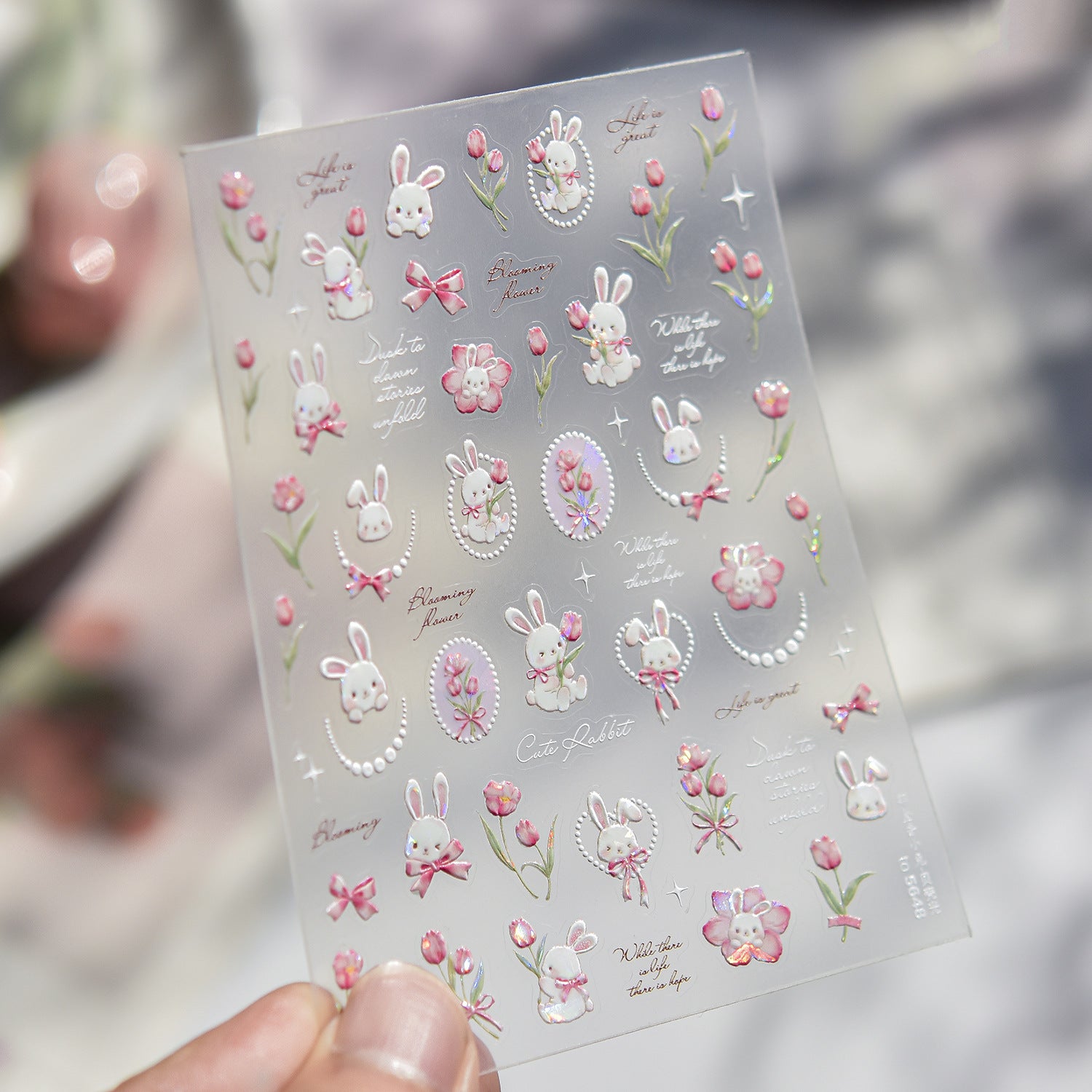 365nails: "Cherry Bunny Sweet Shop" – nail art stickers