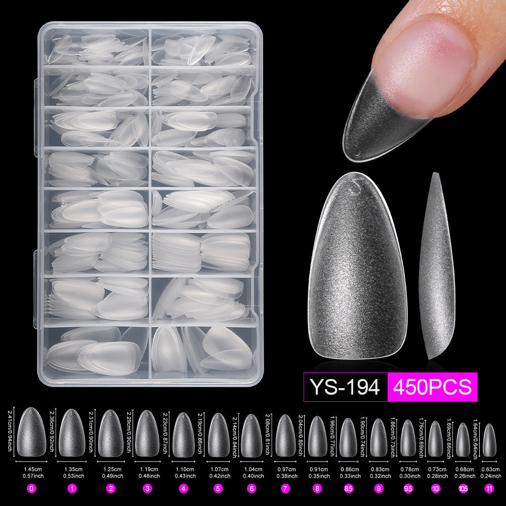365nails 全霧面甲片｜多款形狀延長甲片套裝（含收納盒）