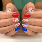 365nails: "Patriotic Stars"