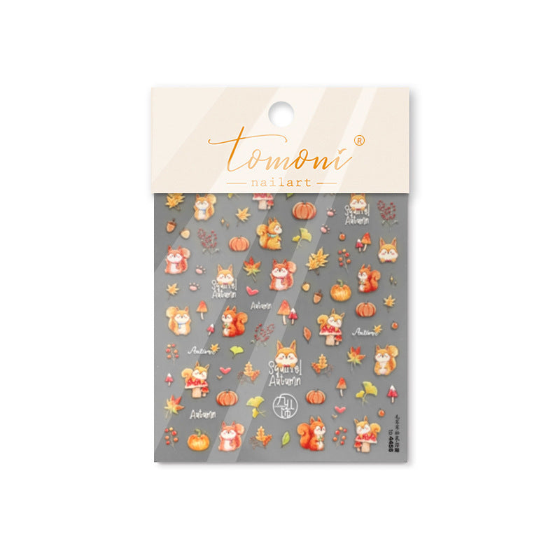 Pink Blossom– 3D Embossed Nail Sticker