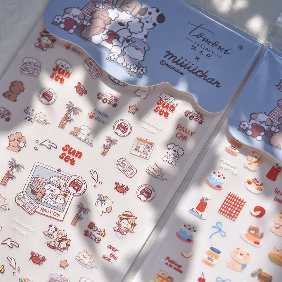 365nails: "miiiichan 스위트 베이커리 베어" – 네일 아트 스티커