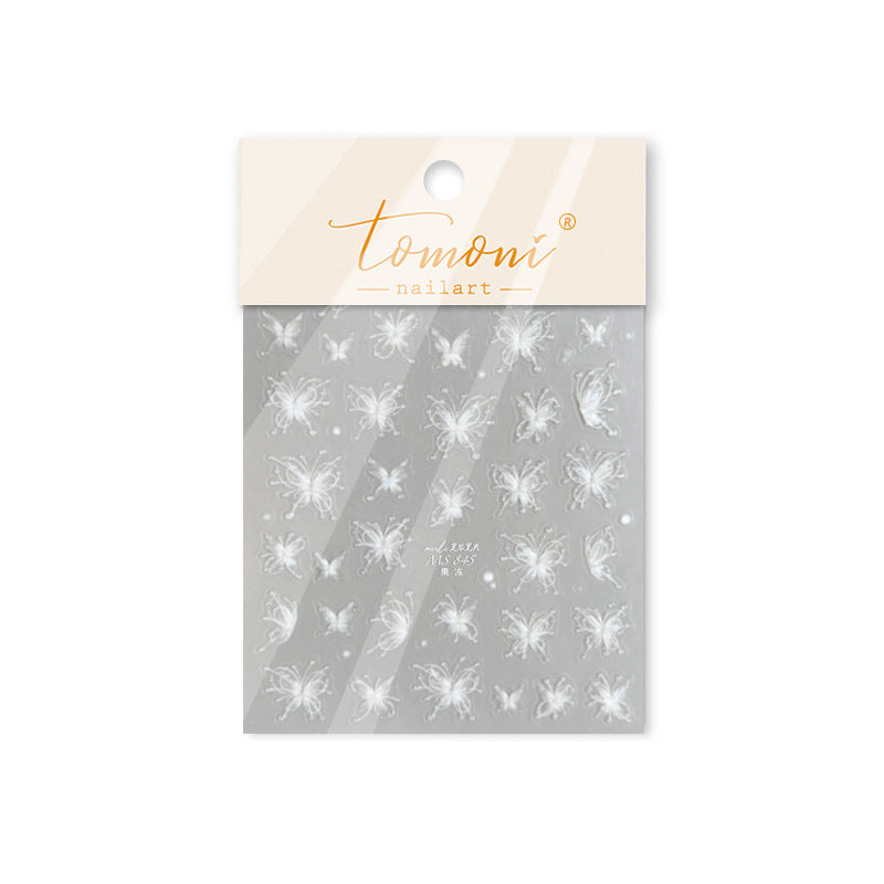 365nails: "Borboleta Holográfica Gelatinosa" – Adesivos para Unhas