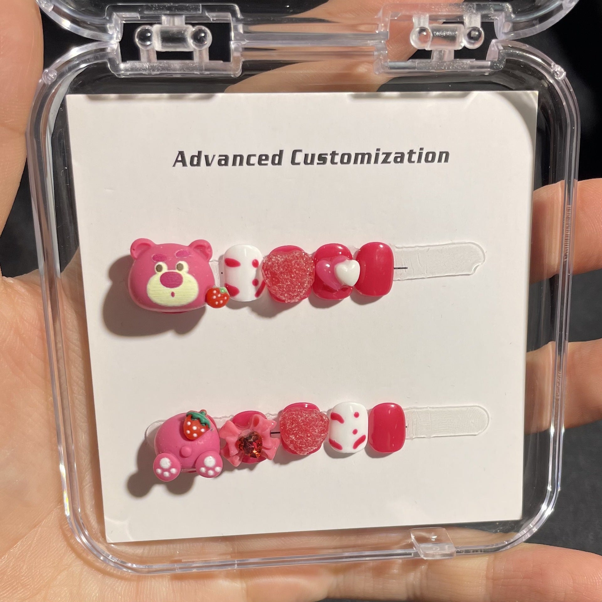 甜美卡通糖果兒童穿戴甲綜合套組