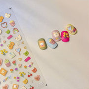 365nails: "Rainy Day Animal and Plant" – nail art stickers