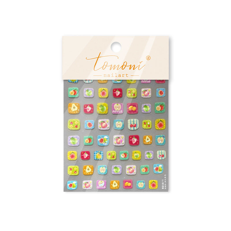 365nails: "Fruit Mignon Carré" – Autocollants Nail Art
