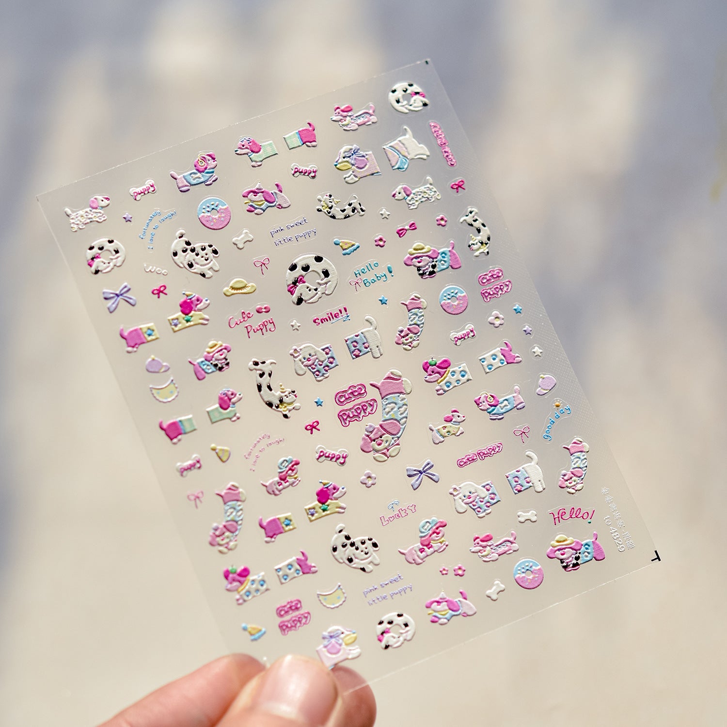 365nails: "Cute Pastel Puppy" – nail art stickers