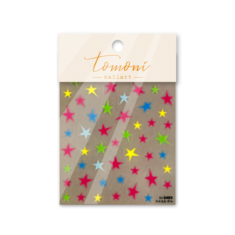 365nails: "Neon Star Rhinestone" – Nail Art Stickers
