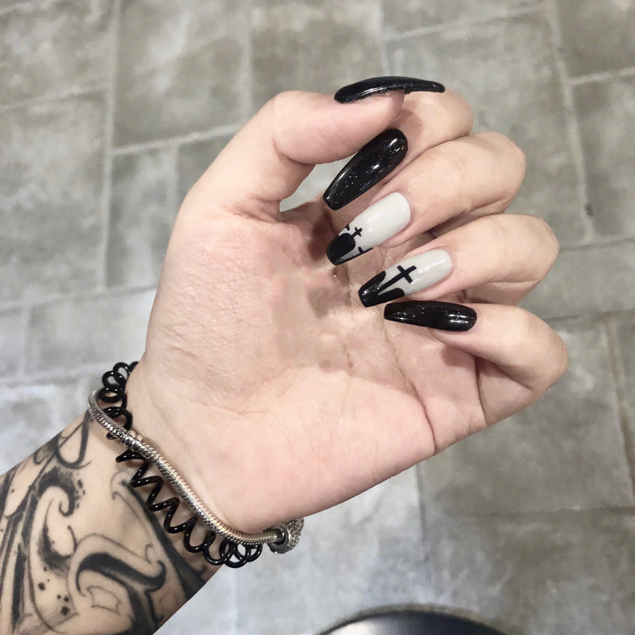 萬聖節系列 長款成品穿戴甲 假甲 甲貼｜365nails
