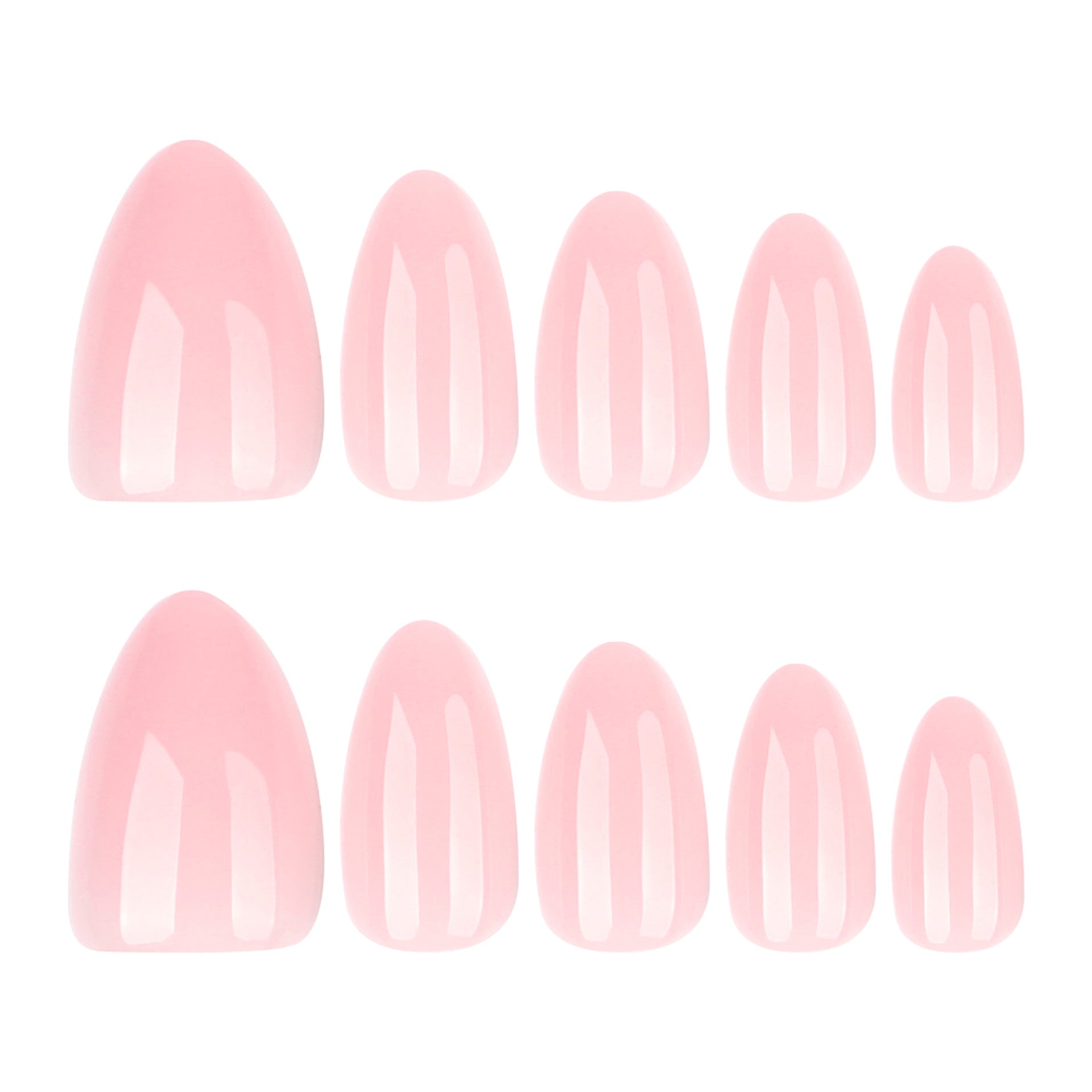 30 pieces of pink solid color press-on nails advanced sense box gel manicure fake nail short wearable nail customization｜365nails