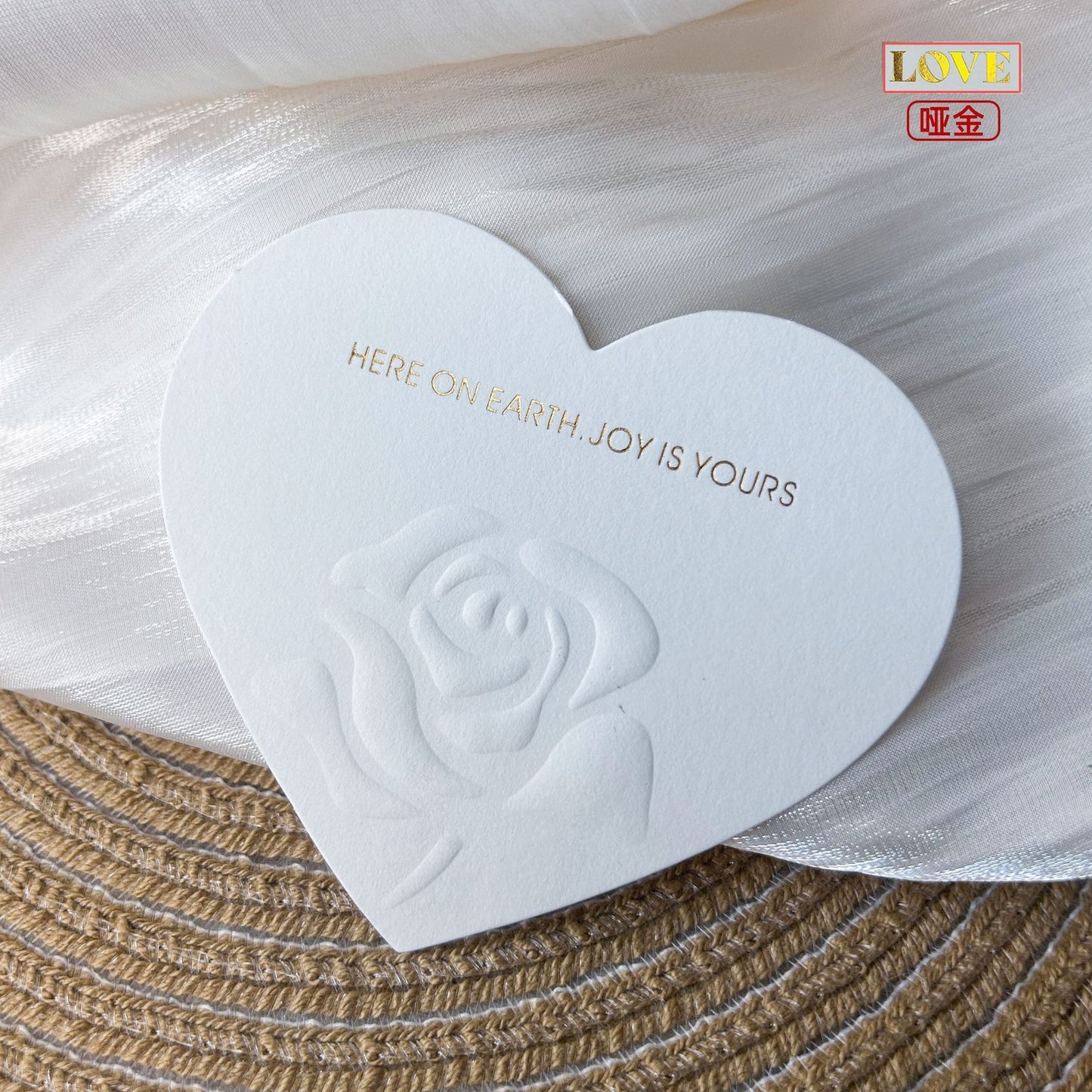 Embossed Gold Cotton Display Cards for Press On Nails (MOQ=50)