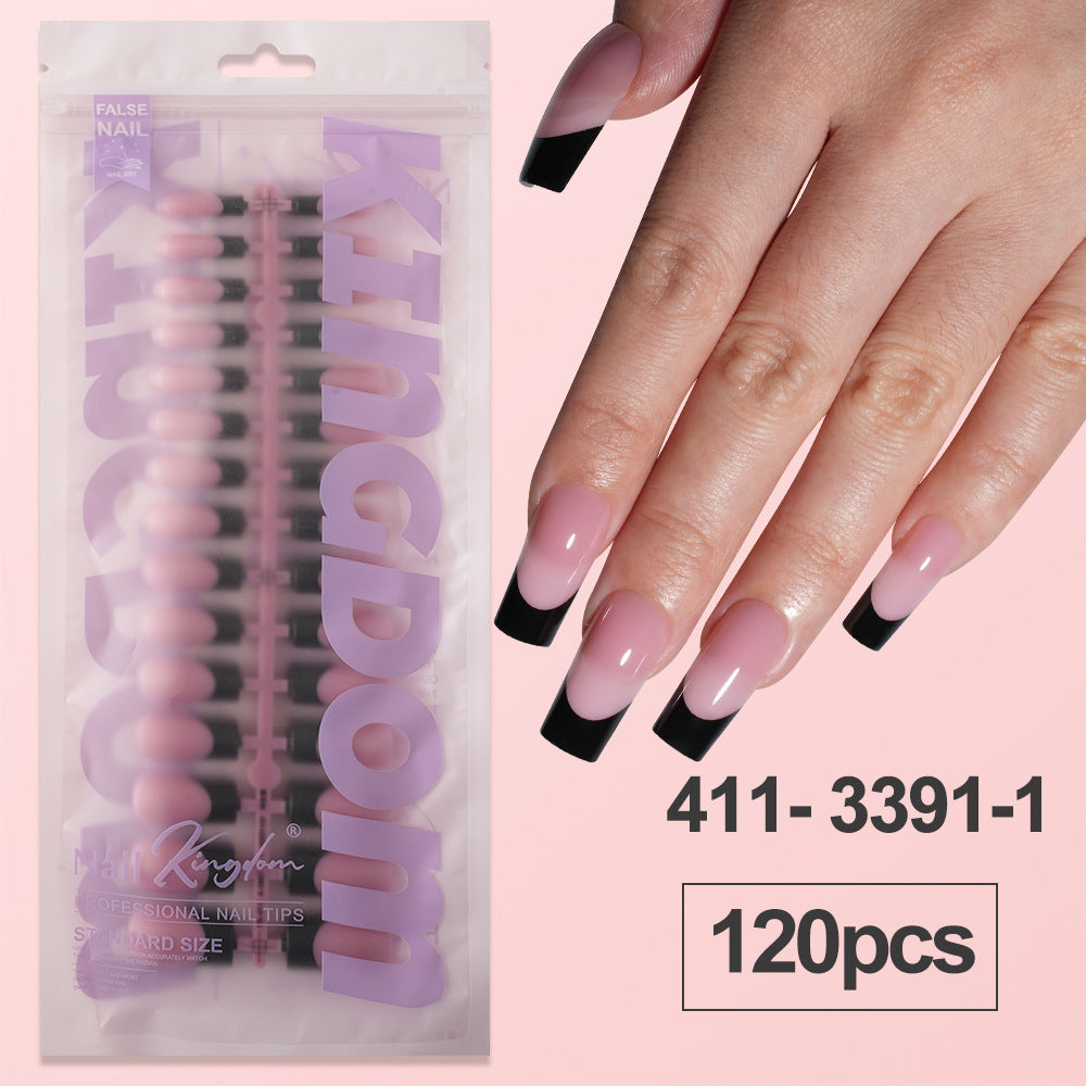 Nail Tips French prefabricated nail pads, whole bags, new non-marking removable fake nail patches, French press on nails