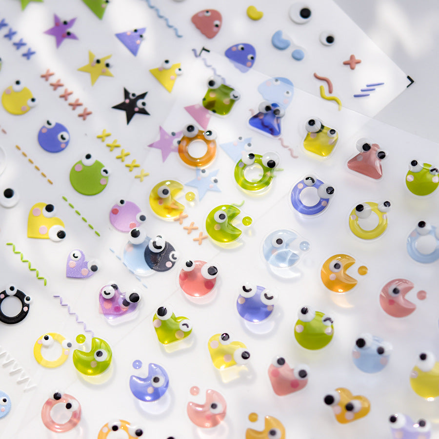 365nails: "Cute Monster Party" – nail art stickers