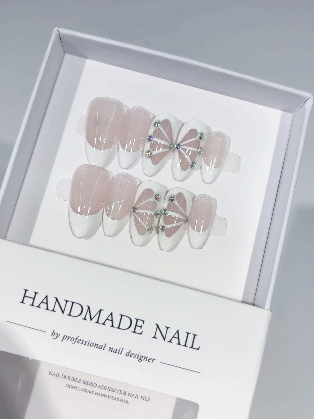 Ballet Dream: "Tutu Grace" – Short Almond Press-On Nails