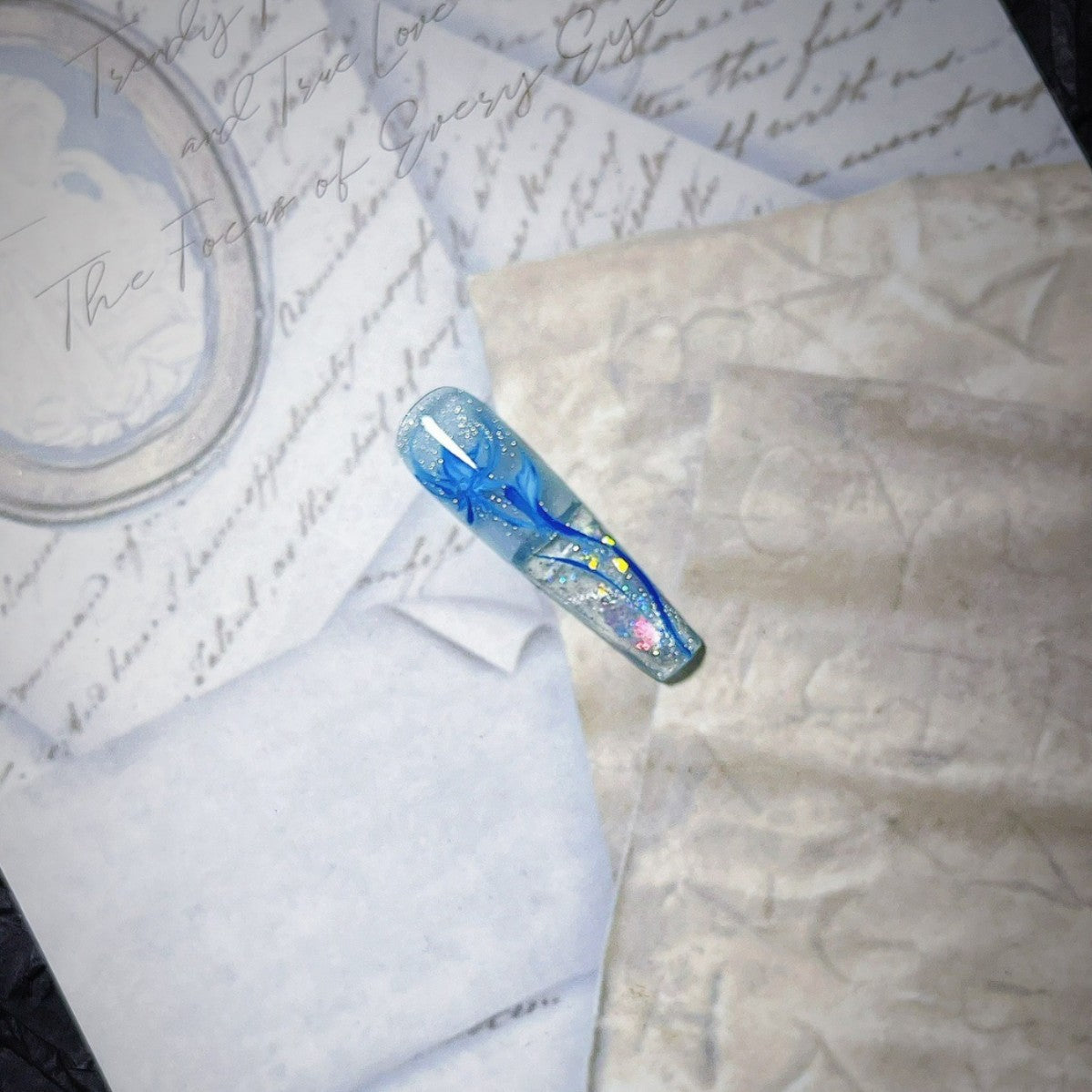 The Art Edit · Azure Ice Feathers