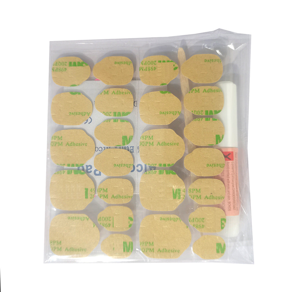 穿戴甲用果凍黏膠貼片與工具組（MOQ=5）
