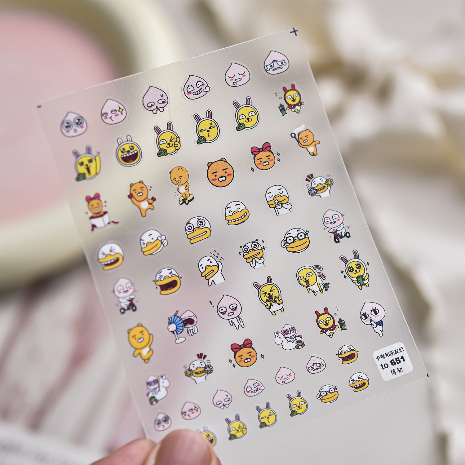 Luxury Teddy Bear: "Big Head Teddy" – 3D Embossed Nail Sticker