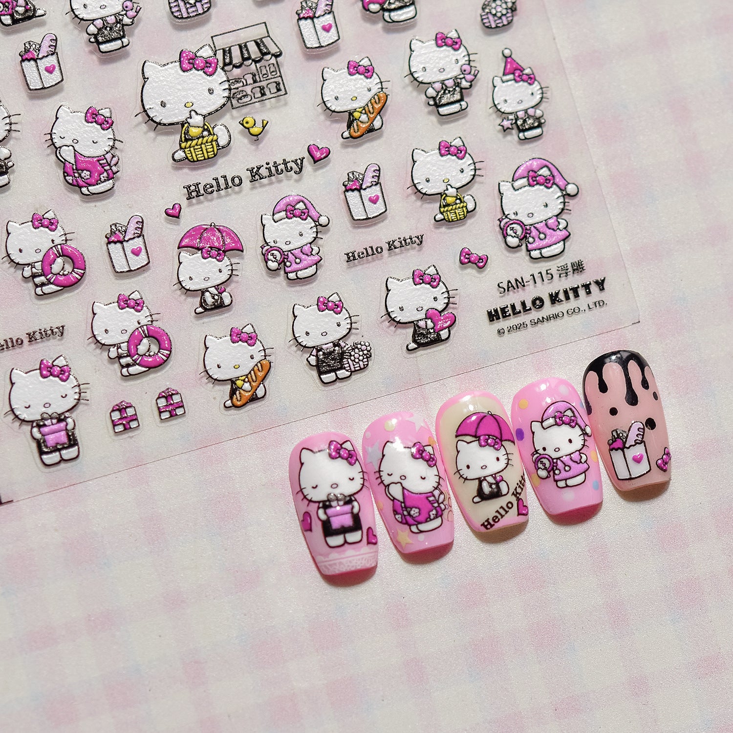 365nails: "Kuromi Sweet Party" – nail art stickers