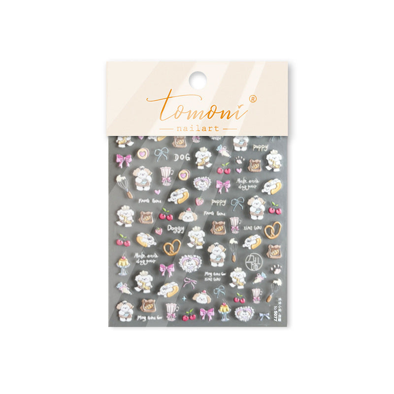 365nails: "kawaii garden friends sweet snack mix" – Nail Art Stickers